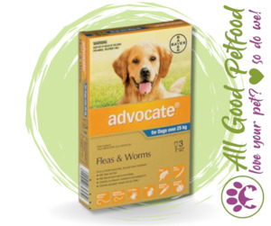 Store-based retail: Advocate for Xtra Large Dogs 25kg+ - 3 Pack