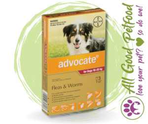 Advocate for Large Dogs 10kg - 25kg - 3 Pack