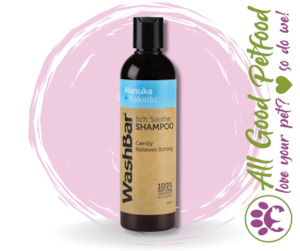 Store-based retail: Washbar Itch Soothe Shampoo- 250ml Manuka & Kakadu