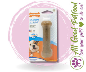 Store-based retail: Nylabone Flexible Puppy Bone