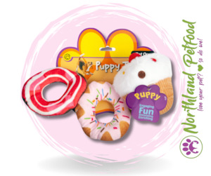 Store-based retail: Pet One Puppy Toy - Assorted Plush  Sweets