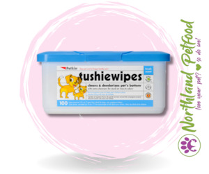 Store-based retail: Petkin Tushie Wipes - 100pk