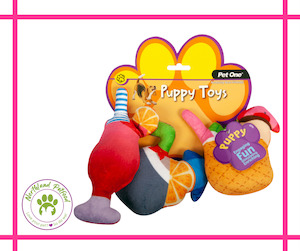 Store-based retail: Pet One Mocktails - Assorted Dog Toy