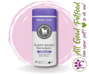 Petkin Plant Based Ear Wipes Lavender 80pk