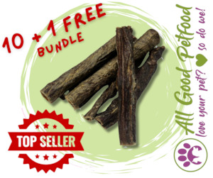 NATURA 15cm XL Bully Sticks Bundle - 10 + 1 FREE!