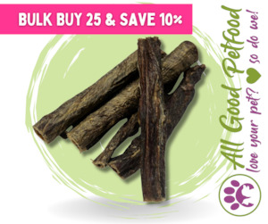 Store-based retail: 25 x 15cm XL Bully Sticks - SAVE 10%