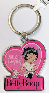 Betty Boop Attitude Keyring