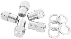 Wheel Nuts - 0.550" Shank Closed Chrome Wheel Nuts