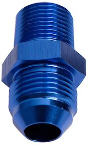 Not New: NPT to Straight Male Flare Adapter - BLUE