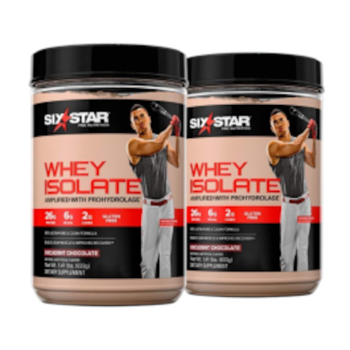 Six Star Whey Isolate 1.4lb Twin Pack