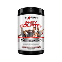 Health supplement: Six Star Whey Isolate Plus 1.5lb - Decadent Chocolate