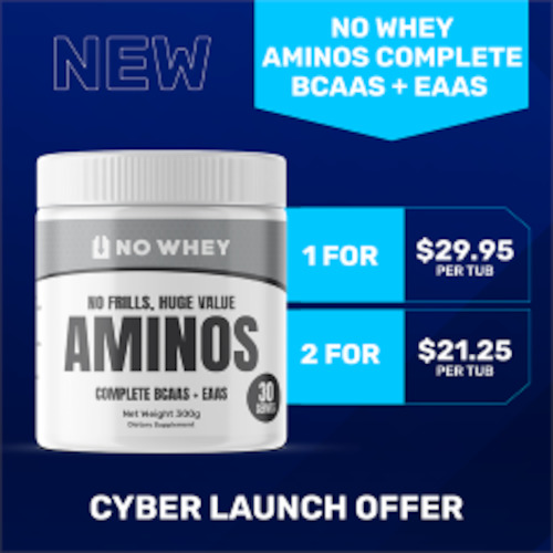 NoWhey Aminos Complete BCAAs + EAAs 30 Serves