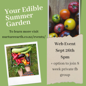 Your edible summer garden online course