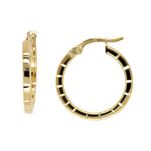 Jewellery: Earring - 9ct gold Silver Bonded IE1532