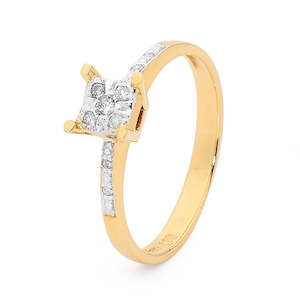 9ct diamond ring