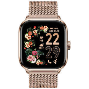 ICE smart 2.0 Square 1.70 Amoled Screen Rose-Gold Milanese Strap