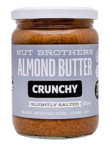 Almond Butter Crunchy and Slightly Salted - 500g