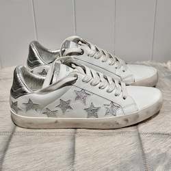 Zadig & Voltaire Stars Metallic Sneaker - SIZE 38