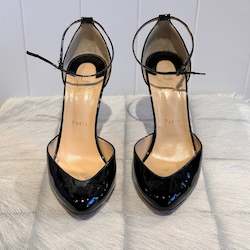 Louboutin Patent Leather Stilettos - SIZE 39.5