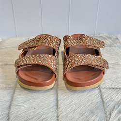 Antenora Dinak Tan Slides - SIZE 38