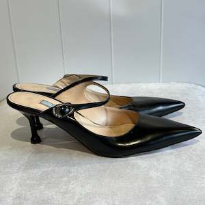 Prada Kitten Heel Mules - SIZE 38