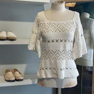 Zimmermann Crochet Top - SIZE S