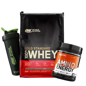 Amino Acids Bcaa: ON Gold Standard Whey 10lb Protein+ Amino Energy 65 Stack