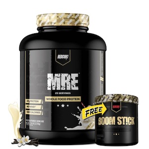 Mass Gainers: Redcon MRE Meal Replacement 7lb + FREE Boomstick Test Booster