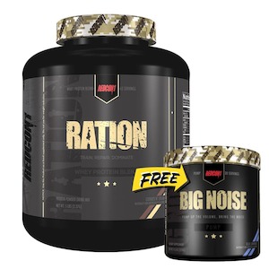 Supplement Stacks: Redcon Ration Whey Protein 5lb + FREE Big Noise 30sv