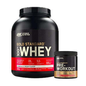 Gold Standard Whey 5lb + Gold Preworkout 30sv