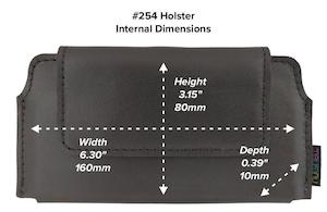 Nutshell #254 Horizontal Leather Belt Case