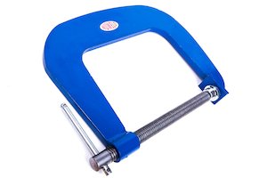 Linen - household: NUWELD G CLAMP 250MM (10") D/THROAT STEEL H/DUTY