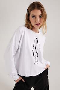 Clothing manufacturing - womens and girls: RHYTHM LS | WHITE