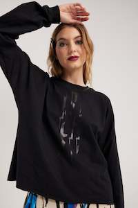 Clothing manufacturing - womens and girls: RHYTHM LS | BLACK