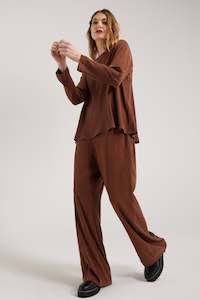 Clothing manufacturing - womens and girls: ONYX PANT | COCOA