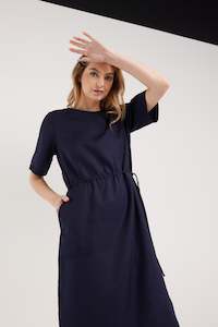 Cleo Dress | Navy