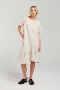 Clothing manufacturing - womens and girls: ROSA DRESS | STONE