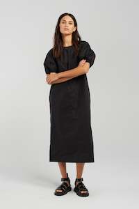 Clothing manufacturing - womens and girls: ADA DRESS | BLACK