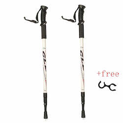 2Pc/Pair 135CM Walking Stick Trekking Aluminum Alloy Climbing Stick