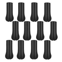 12 pieces/6 pair Nordic Walking Pole Trekking Pole Tip Protectors Rubber Pads Bu…