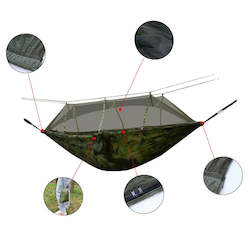 Sporting equipment: Outdoor Camping Hammock 1-2 Person Go Swing With Mosquito Net Hanging Bed Ultralight