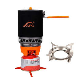 Sporting equipment: 1600ml Portable Camping gas stove cooking System Butane Propane Burners