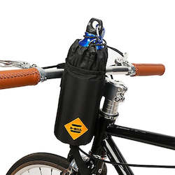 Sporting equipment: Bicycle Handlebar Bag Cycling Water Bottle Carrier Pouch MTB Bike Kettle Bag Riding Handlebar Bag