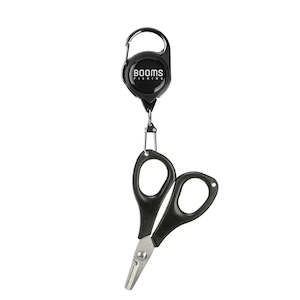 Booms Fishing S01 Braid Line Scissor Fishing Line Scissors with Retractable Badg…