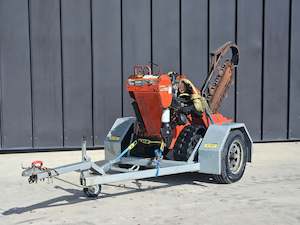 2011 Ditch Witch RT24 Trencher and Trailer