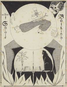 Original Bookplate Design for Sadie Balkins