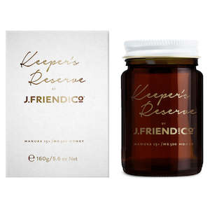 Honey manufacturing - blended: Keeper's Reserve 15+ Manuka Honey - 160g