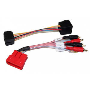 AMPLIFIED AUDI / PORSCHE 1992 - 2014 MINI ISO 4 CHANNEL RCA - CT20AU11