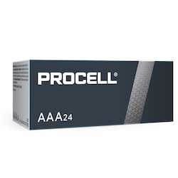 Procell-Duracell 1.5V AAA Bulk Box of 24