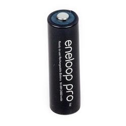 Eneloop Pro AA 2450mAh NiMH Bulk Black HIGH CAPACITY BATTERIES